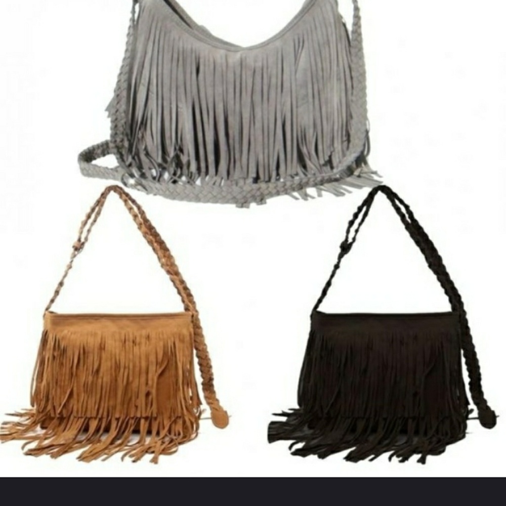 Fringed purse